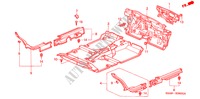 ALFOMBRA DE PISO para Honda CIVIC VTI-SH 4 Puertas 5 velocidades manual 2002