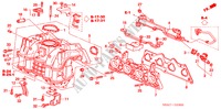 MULTIPLE DE ADMISION para Honda CIVIC EXI 4 Puertas 5 velocidades manual 2005