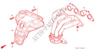 MULTIPLE DE ESCAPE(2) para Honda CIVIC VTI-LDS 4 Puertas 5 velocidades manual 2005