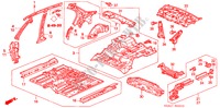 PANELES INTERIORES para Honda CIVIC VTI-LDS 4 Puertas 5 velocidades manual 2005
