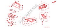 GUARNICION DE INSTRUMENTO(LADO DE CONDUCTOR) (RH) para Honda CIVIC GLI-B 4 Puertas 5 velocidades manual 2005