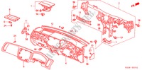 PANEL DE INSTRUMENTO(RH) para Honda CIVIC EXI 4 Puertas 5 velocidades manual 2005