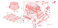 SOPLADOR DE CALEFACTOR(RH) para Honda CIVIC EXI 4 Puertas 5 velocidades manual 2005