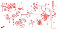 CERRADURAS DE PUERTA DEL./ MANIJA EXTERIOR para Honda CIVIC VI 5 Puertas 5 velocidades manual 2001