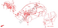 CONJUNTO DE ALAMBRES para Honda CIVIC VI 5 Puertas 5 velocidades manual 2001