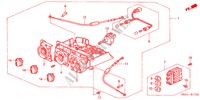 CONTROL DE CALEFACTOR para Honda CIVIC EXI 5 Puertas 5 velocidades manual 2001