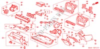 GUARNICION DE INSTRUMENTO(LADO DE PASAJERO) para Honda CIVIC VI 5 Puertas 5 velocidades manual 2001