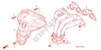 MULTIPLE DE ESCAPE para Honda CIVIC VI 5 Puertas 5 velocidades manual 2001