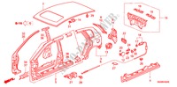 PANELES EXTERIORES/ PANEL TRASERO para Honda CIVIC VI 5 Puertas 5 velocidades manual 2001