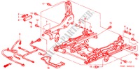 ASIENTO DEL. (DER.)(3) para Honda ACCORD 2.3VTI 4 Puertas 4 velocidades automática 2000