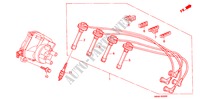 CABLE DE ALTA TENSION/TAPON (L4) para Honda ACCORD 2.3 LEV 4 Puertas 4 velocidades automática 2000