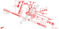 CAJA DE CAMBIOS DE P.S. COMPONENTES(RH) para Honda ACCORD EXI 4 Puertas 4 velocidades automática 2000