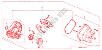 DISTRIBUIDOR(HITACHI) (L4) para Honda ACCORD 2.3VTI 4 Puertas 4 velocidades automática 2000