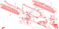 LIMPIAPARABRISAS (LH) para Honda ACCORD 2.3VTI 4 Puertas 5 velocidades manual 2000
