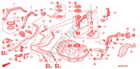 TANQUE DE COMBUSTIBLE para Honda ACCORD 2.3VTI 4 Puertas 5 velocidades manual 2000