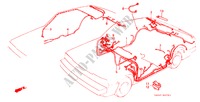 CONJ. DE CABLES LATERAL(3D) para Honda ACCORD GL 3 Puertas 4 velocidades automática 1983