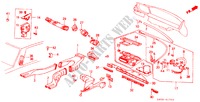 CONDUCTO DE CALEFACTOR para Honda ACCORD EX 1600 3 Puertas 5 velocidades manual 1984
