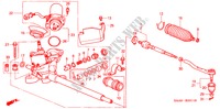 CAJA DE ENGRANAJE DE P.S.(EPS) para Honda JAZZ 1.3LX 5 Puertas automática completa 2005