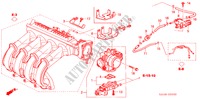 CUERPO MARIPOSA GASES para Honda JAZZ 1.3GLI 5 Puertas 5 velocidades manual 2005