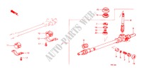 CAJA ENGRANAJE DIRECCION para Honda PRELUDE STD 2 Puertas 5 velocidades manual 1984
