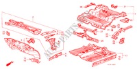 ESTRUCTURA DE CUERPO(2) para Honda CIVIC DX 1300 3 Puertas 4 velocidades manual 1985