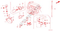 FILTRO DE ACEITE/ INDICADOR NIVEL ACEITE para Honda CIVIC GL 4 Puertas 5 velocidades manual 1986