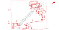 VENTILACIONES AIRE FRESCO para Honda CIVIC DX 1300 3 Puertas 4 velocidades manual 1986