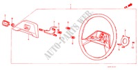 VOLANTE DE DIRECCION(2) para Honda CIVIC STD 3 Puertas 5 velocidades manual 1985