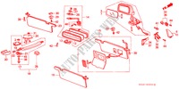 ACCESORIOS INTERIORES para Honda LEGEND EX 4 Puertas 5 velocidades manual 1986