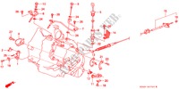 PALANCA DE CONTROL/ ALAMBRE DE CONTROL para Honda LEGEND EX 4 Puertas 4 velocidades automática 1988