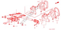 COLUMNA DE DIRECCION para Honda ACCORD VTIL 4 Puertas 5 velocidades manual 2006