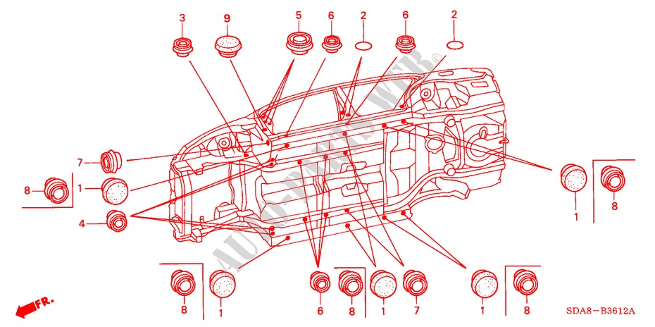 ANILLO(INFERIOR) para Honda ACCORD VTIL 4 Puertas 5 velocidades manual 2006