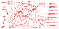 CONJ. DE CABLES DE MOTOR(V6) (RH) para Honda ACCORD SIR 4 Puertas 5 velocidades automática 2007