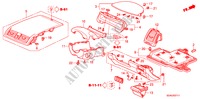 GUARNICION DE INSTRUMENTO(LADO DE CONDUCTOR) (RH) para Honda ACCORD VTI 4 Puertas 5 velocidades automática 2007
