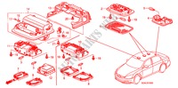 LUZ INTERIOR para Honda ACCORD VTIL 4 Puertas 5 velocidades manual 2007