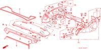 BANDEJA TRASERA/ GUARNICION PORTAEQUIPAJE(4D) para Honda ACCORD EX 1600 4 Puertas 4 velocidades automática 1989