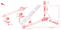 CAJA ENGRANAJE DIRECCION(RH) para Honda ACCORD STD 4 Puertas 5 velocidades manual 1989