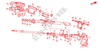 COLUMNA DE DIRECCION(LH) para Honda ACCORD STD 3 Puertas 5 velocidades manual 1989