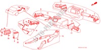 CONDUCTO para Honda ACCORD EX 1600 4 Puertas 5 velocidades manual 1989