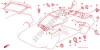 CONJUNTO DE ALAMBRES(2) para Honda ACCORD EX 1600 4 Puertas 4 velocidades automática 1989