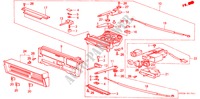 CONTROL DE CALEFACTOR (TIPO DE PALANCA) para Honda ACCORD STD 3 Puertas 5 velocidades manual 1988
