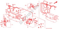 CUERPO MARIPOSA GASES(PGM F1) (1) para Honda PRELUDE 2.0SI 2 Puertas 4 velocidades automática 1988
