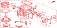 SOPLADOR DE CALEFACTOR para Honda PRELUDE 4WS SI 2 Puertas 5 velocidades manual 1990