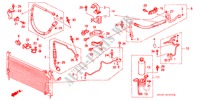 ACONDICIONADOR DE AIRE (MANGUERAS/TUBERIAS)(4) para Honda CIVIC GL 3 Puertas 5 velocidades manual 1991