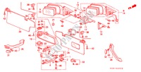 RETROVISOR/VISERA para Honda CIVIC GL 3 Puertas 5 velocidades manual 1988