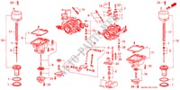COMP. DE CARBURADOR DOBLE para Honda CIVIC WAGON RTX 5 Puertas 5 velocidades manual 1989