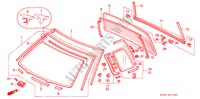 PARABRISAS DELANTERO/ PARABRISAS TRASERA para Honda CIVIC SHUTTLE GL 5 Puertas 5 velocidades manual 1991