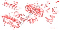 VELOCIMETRO (NS) para Honda CIVIC SHUTTLE GL 5 Puertas 5 velocidades manual 1989