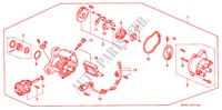 DISTRIBUIDOR(HITACHI) para Honda CIVIC SHUTTLE 55X 5 Puertas 5 velocidades manual 1995