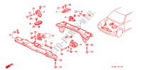 SOPORTES DE MOTOR(MT) para Honda CIVIC SHUTTLE 55X 5 Puertas 5 velocidades manual 1995